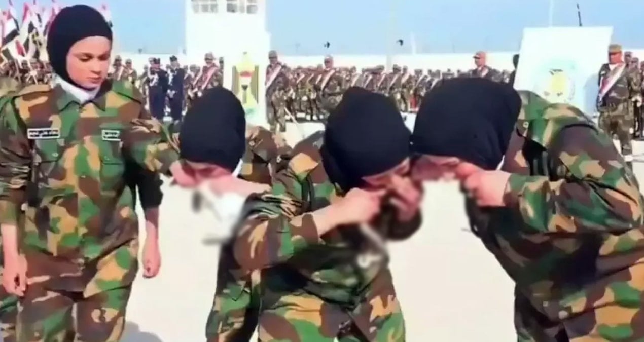 Komşu ülkede orduya katılan kadın askerlerden mide bulandıran tören komsu ulkede orduya katilan kadin askerlerden mide bulandiran toren BwSrfNaR